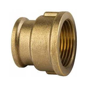 Mosiądz mufa redukcyjna   3/4 x 1/2"